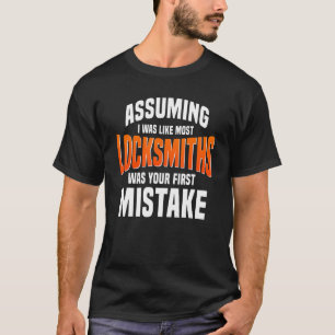 T-shirt Verrouillage serrure serrure serrure serrure serru