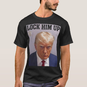 T-shirt Verrouiller Donald Trump Tiré Sur Trump S Anti-Tru