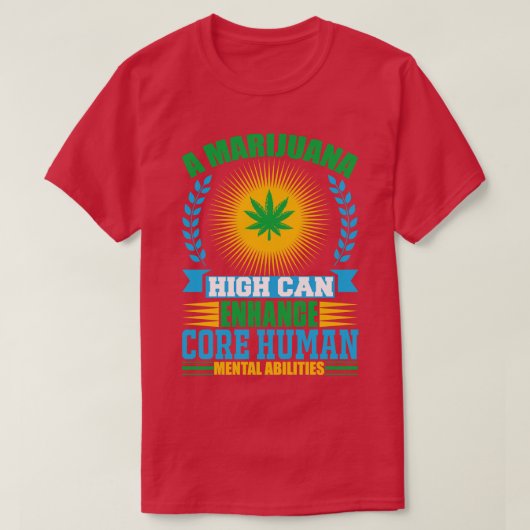 T-shirt verrouiller votre potentiel Marijuanas impact sur  (Design devant)