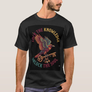 T-shirt Verrouillez La Connaissance Déverrouillez L'Âme