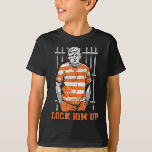 T-shirt Verrouillez-Le Drôle Donald Trump 2024 Va À Ja