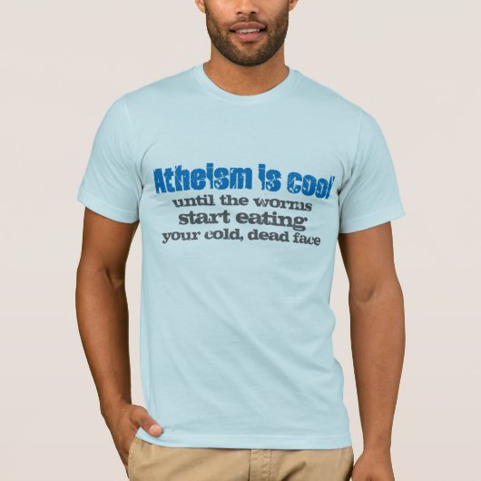 T-shirt Vers d'athéisme (Devant)