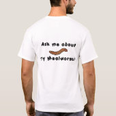 T-shirt Vers de farine heureux (Dos)