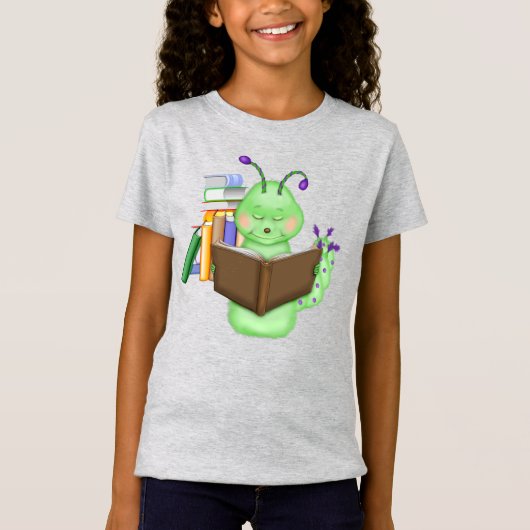 T-Shirt Vers de livre (Devant)