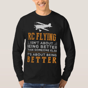 T-shirt Vers de nouvelles hauteurs avec RC Flying et Humou