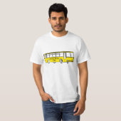 T-shirt VERS LE BAS AVEC l'autobus CIS (Devant entier)