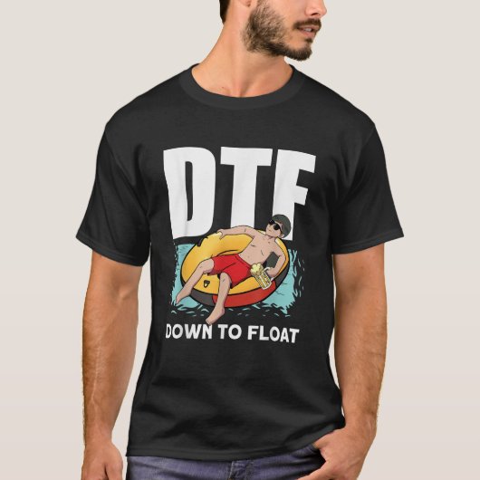 T-shirt Vers le bas flottant (Devant)