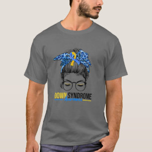 T-shirt Vers Le Bas Sensibilisation Au Syndrome Messager F