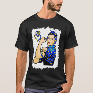 T-shirt Vers le bas Sensibilisation au syndrome Vers le ba