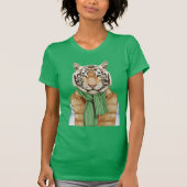 T-shirt Vers le bas tigre de gilet (Devant)