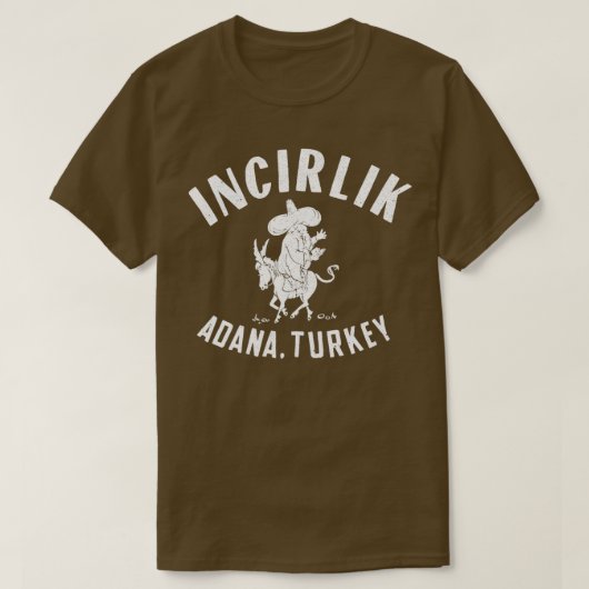 T-shirt Vers les années 1970 Incirlik Hodja (Design devant)