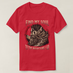 T-shirt Vers les montagnes je vais - Nature surréaliste