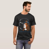 T-shirt vers l'est et vers le bas (Devant entier)