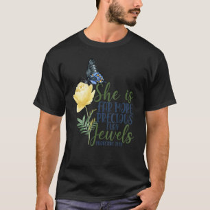 T-shirt Verse De La Bible Chrétienne Elle Est Bien Plus Pr