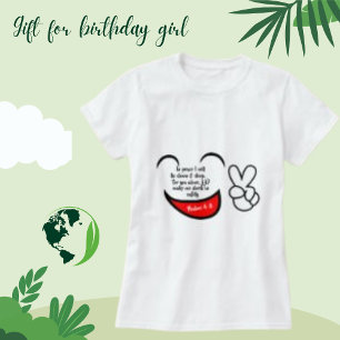 T-shirt Verse de la Bible religieuse et mignon Emoji face 