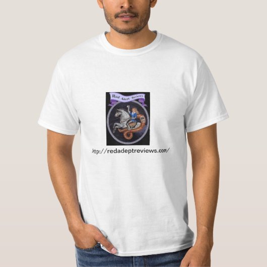 T-shirt versé d'examen de rouge (Devant)