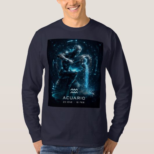 T-shirt Verseau , horoscope, (Devant)