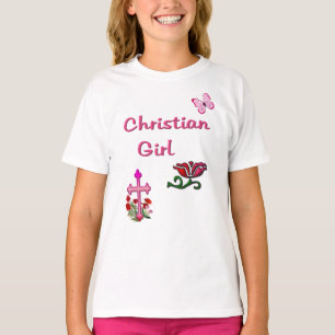 T-shirt verset biblique pour fille chrétienne