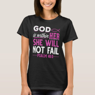 T-shirt Verset biblique Prière chrétienne Jésus Seigneur S