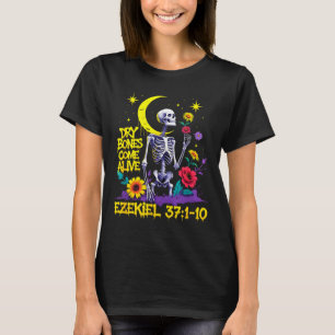 T-shirt Verset de la Bible chrétienne Les os secs revienne