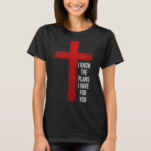 T-shirt Verset de la Bible de la Croix de Jésus Longue man
