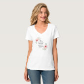 T-shirt verset de la Bible espagnole Proverbios 31:10 (Devant entier)