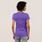 T-shirt verset de la bible Psaume 91:1-2 (Dos entier)