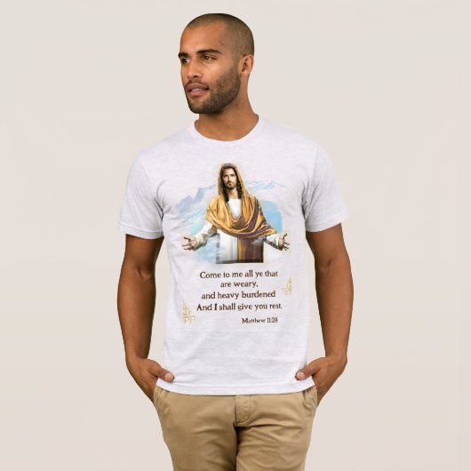 T-shirt Versets de la Bible (Devant entier)