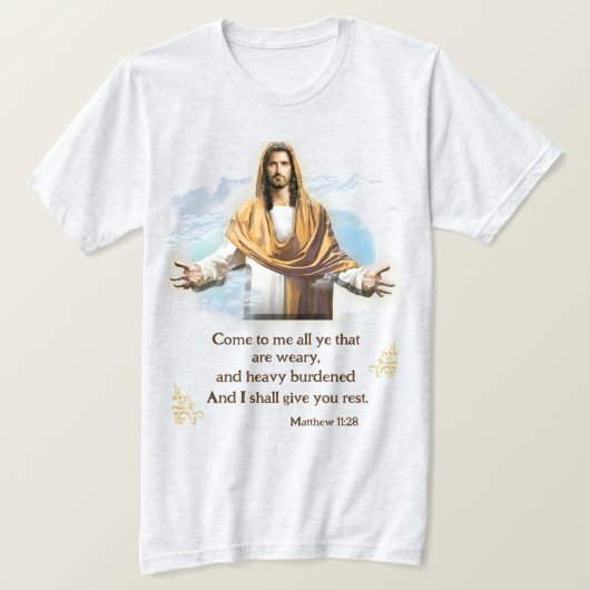 T-shirt Versets de la Bible (Design devant)
