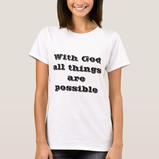 T-shirt Versets de la Bible (Devant)