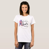 T-shirt Versets de la Bible Inspirationnelle Florale - Rom (Devant entier)