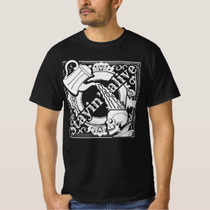 T-shirt Versez le café ! blanc