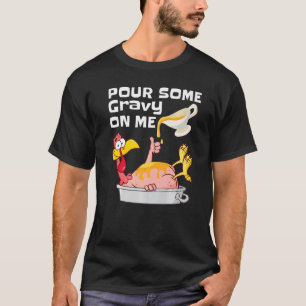 T-shirt Versez Un Peu De Gravité Sur Moi Pèlerin Thanksgiv
