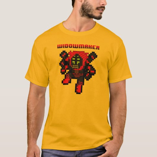 T-shirt Version 2 à 8 bits de Widowmaker (Devant)