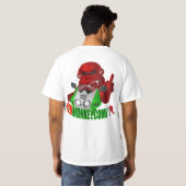 T-shirt version 3 de chemise de redmonkey (Dos entier)