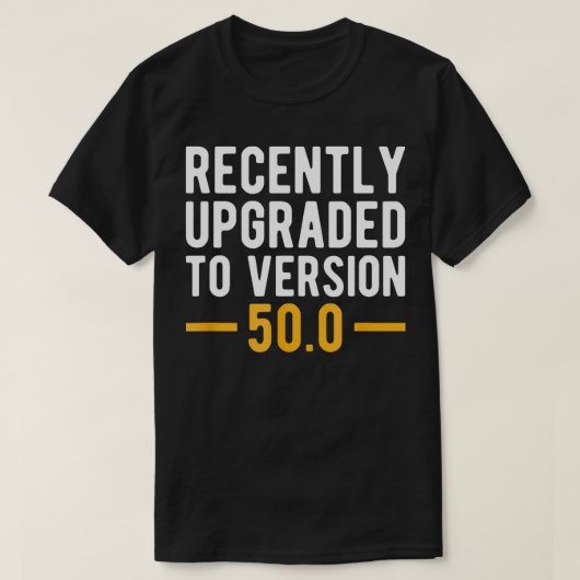 T-shirt Version 500 50e cadeau d'anniversaire 50 ans Geek (Design devant)