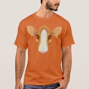 T-shirt Version C de l'art de la vache sans lignes