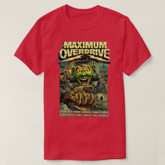 T-shirt Version d'horreur classique Overdrive maximale (Design devant)