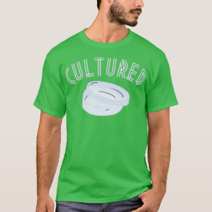 T-shirt Version grise de science biologique de culture