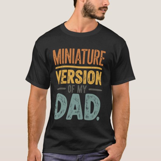 T-shirt Version Miniature De Mon Père 1 (Devant)