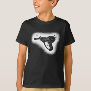 T-shirt version peu précise de blanc d'arme à feu de ray