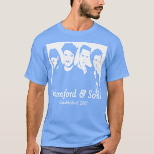 T-shirt Version photo du groupe Mumford et de Sons Stencil