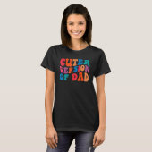 T-shirt Version plus mignonne de papa (Devant entier)