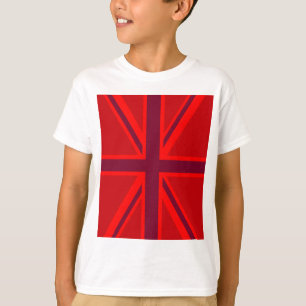 T-shirt Version rouge Décor Union Jack britannique