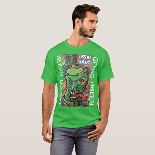 T-shirt vert (Devant entier)