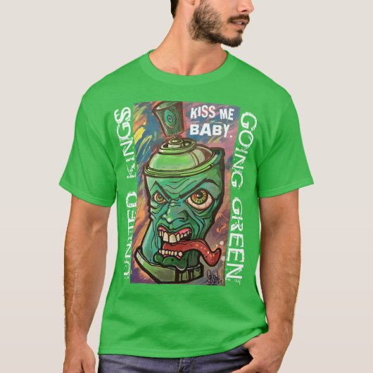 T-shirt vert (Devant)