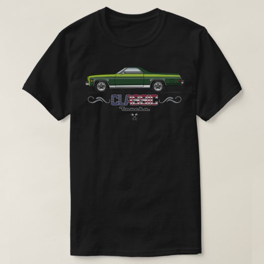 T-shirt vert 7377 Elcamino (Design devant)