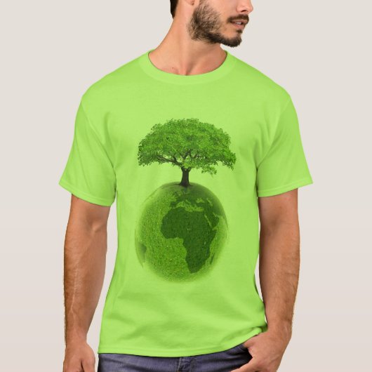 T-shirt Vert allant (Devant)
