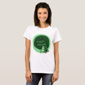 T-shirt vert alligator (Devant entier)
