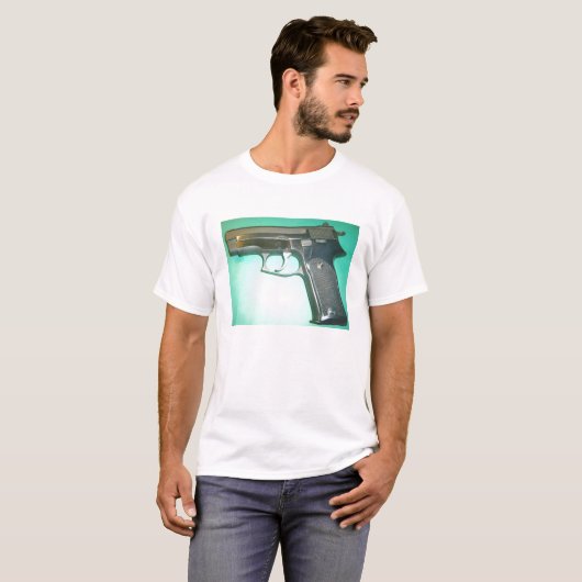 T-shirt vert astra gauche (Devant entier)